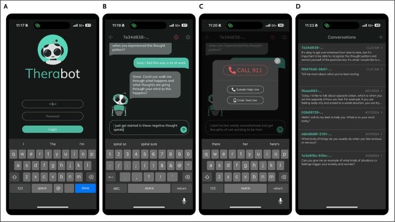 Randomized Trial of a Generative AI Chatbot for Mental Health Treatment