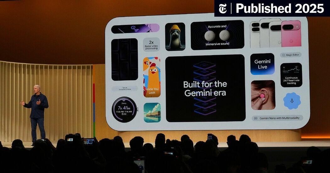 Google Plans to Roll Out Its A.I. Chatbot to Children Under 13 (Published 2025)