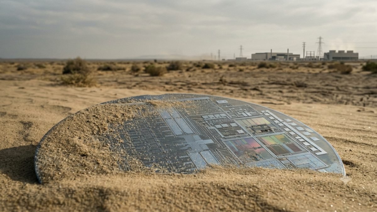‘Somewhere between the desert and the data centre, sand acquires opinions’ - Mark Daley 