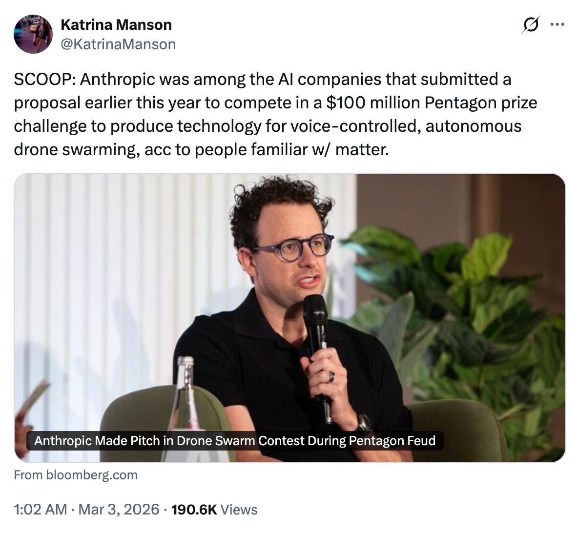 🚨 So in January, Anthropic participated in a contest to develop autonomous drone swarming. Here's how to read this in light of recent developments: Contrary to what many are saying, OpenAI and… | Luiza Jarovsky, PhD | 36 comments