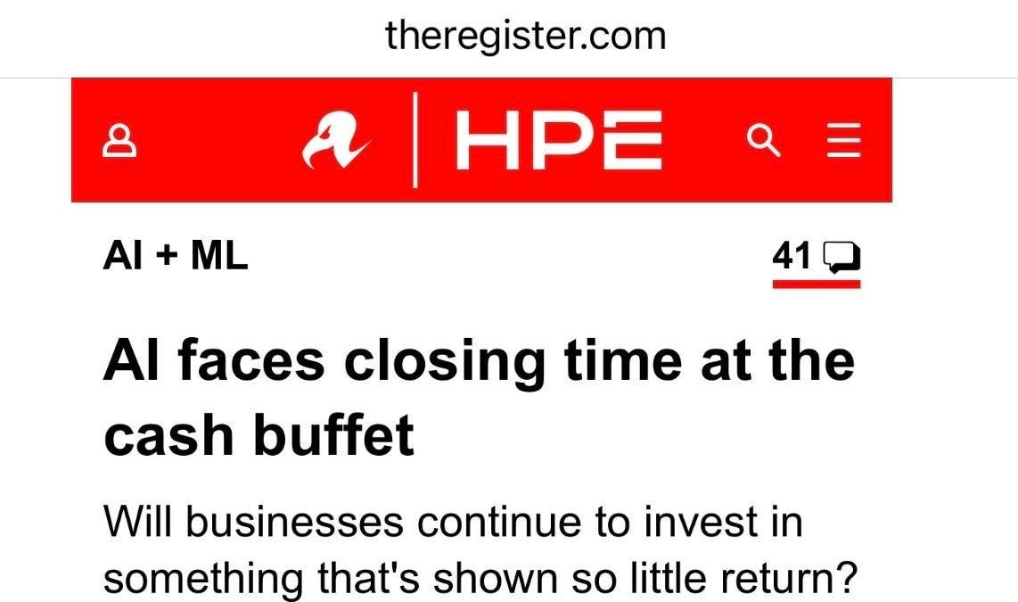 The AI bubble is all over now, baby blue