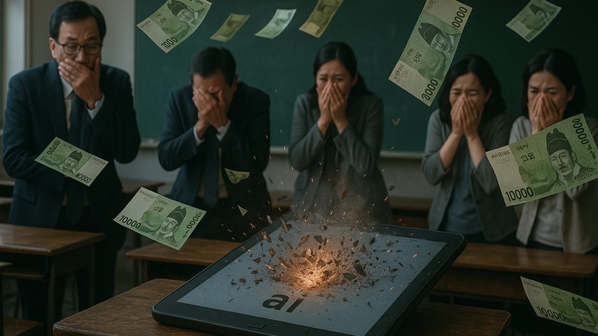 South Korea's $385 million AI textbook programme goes up in smoke 😶‍🌫️